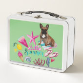 Lunch Box Bouledogue français Hello Summer French Bulldog (Devant)