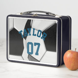 Lunch Box Boules de football modèle personnalisables