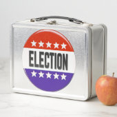 Lunch Box Bouton Élection (En situation)