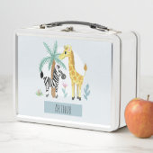 Lunch Box Boys Cute Giraffe et Zebra Safari Enfants en bas â (En situation)