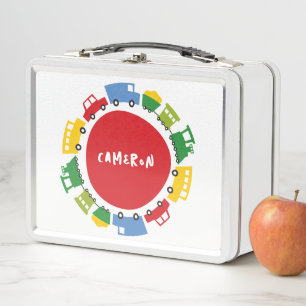 Lunch Box Boys Jouets Coloré Transport Voiture Truck Train
