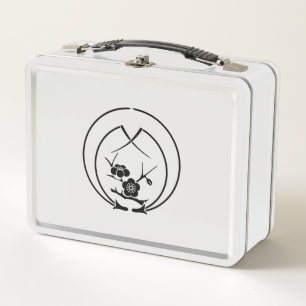 Lunch Box branche d'ume embrassant des aiguilles de pin