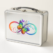 Lunch Box Bright infinity with rainbow butterfly (Devant)
