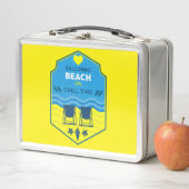 Lunch Box British Beach Theme Gift (En situation)