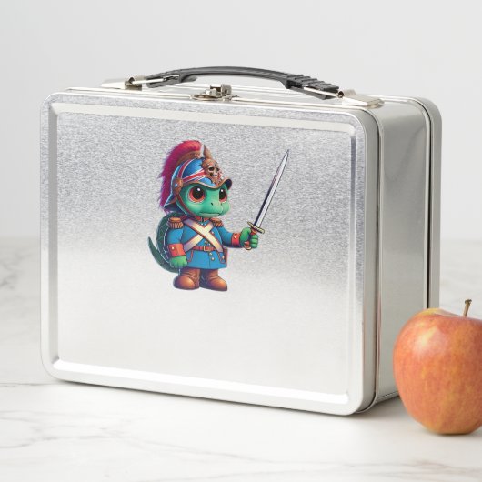 Lunch Box British Dragoon Defender Halloween's Regal Reptile (En situation)
