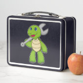Lunch Box Broche mécanique de tortue (En situation)