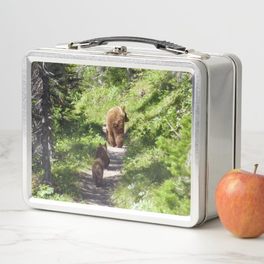 Lunch Box Brown Bear Family (En situation)