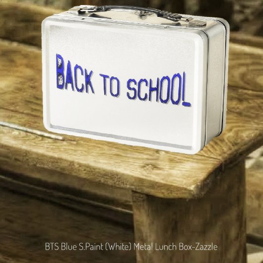 Lunch Box BTS Blue S Paint