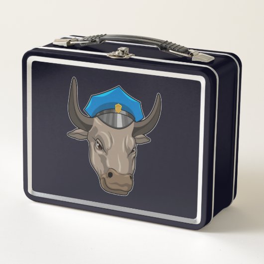 Lunch Box Bull agent de police Police (Devant)