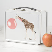 Lunch Box Bulle de gomme Giraffe soufflante bulle (En situation)