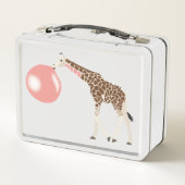 Lunch Box Bulle de gomme Giraffe soufflante bulle (Dos)