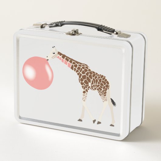 Lunch Box Bulle de gomme Giraffe soufflante bulle (Devant)