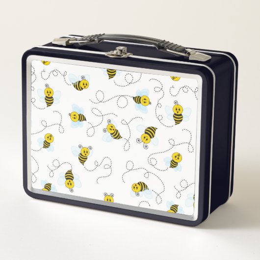 Lunch Box Bumblebee Flying Yellow Black Bumble Bee (Devant)