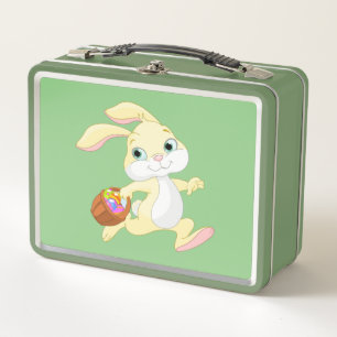 LUNCH BOX BUNNING DE PÂQUES AVEC BASSIN D'OEUF DE PÂQUES COL