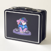 Lunch Box Bunny comme musicien avec mixeur (Dos)