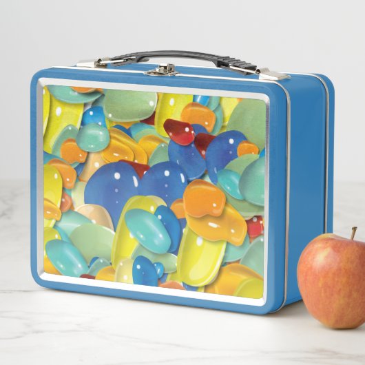 Lunch Box Bunte Edelsteine (En situation)