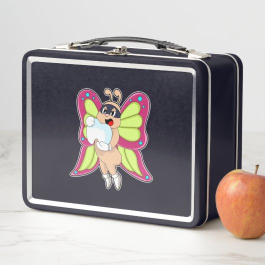 Lunch Box Butterfly Dentist Teeth (En situation)