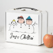 Lunch Box cacahuètes | 3 Personne Snowman (En situation)