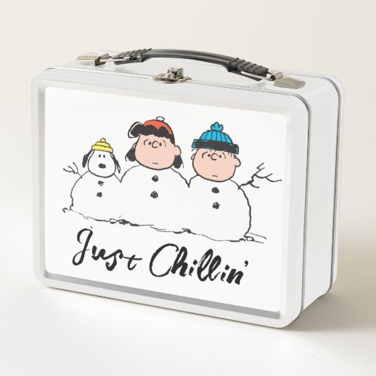 Lunch Box cacahuètes | 3 Personne Snowman (Devant)