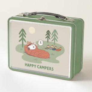 Lunch Box cacahuètes   Campeurs de couchage Snoopy & Woodsto