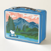 Lunch Box cacahuètes | Canoë Snoopy & Woodstock (Dos)