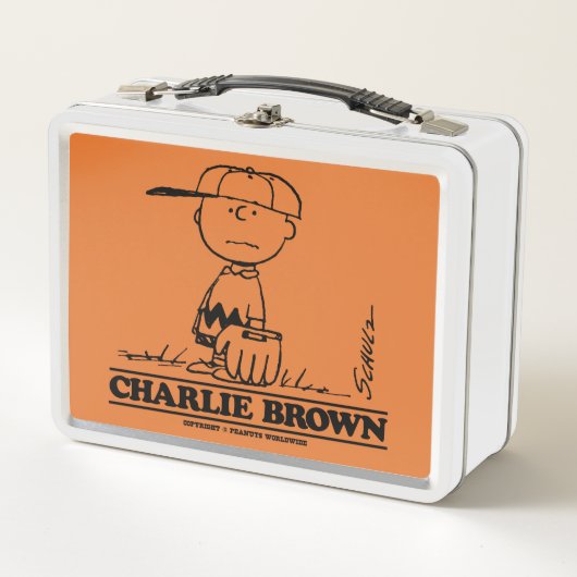 Lunch Box cacahuètes | Charlie Brown Jouer à la balle (Devant)