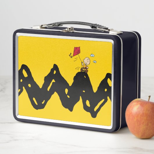 Lunch Box cacahuètes | Charlie Brown volant Kite (En situation)
