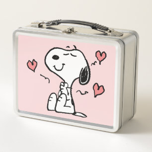 Lunch Box cacahuètes   Coeurs de snoopy