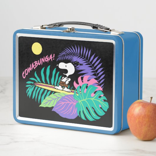 Lunch Box cacahuètes | Cowabunga Snoopy (En situation)
