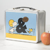 Lunch Box cacahuètes | Football Snoopy & Woodstock (En situation)