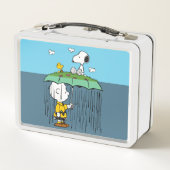 Lunch Box cacahuètes | Jour ensoleillé Jour de pluie Half &  (Dos)