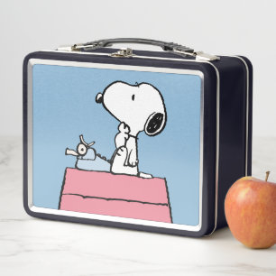 Lunch Box cacahuètes Snoopy à la machine à écrire