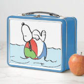 Lunch Box cacahuètes | Snoopy Beach Ball Beach (En situation)
