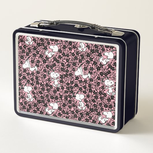 Lunch Box cacahuètes | Snoopy Flower Vine Motif (Dos)