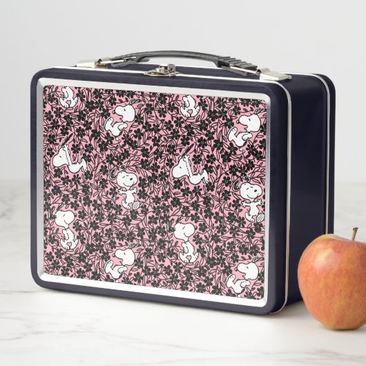 Lunch Box cacahuètes | Snoopy Flower Vine Motif (En situation)