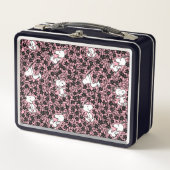 Lunch Box cacahuètes | Snoopy Flower Vine Motif (Devant)