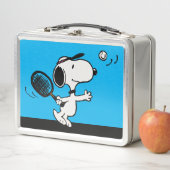 Lunch Box cacahuètes | Snoopy Joue Au Tennis (En situation)