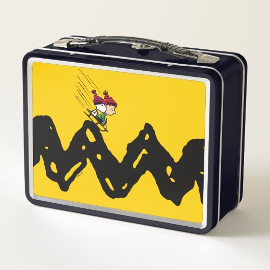 Lunch Box cacahuètes | Snoopy & Linus Sled Ride (Dos)