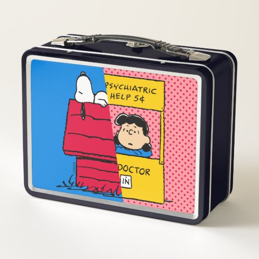Lunch Box cacahuètes | Snoopy & Lucy Half & Half (Dos)