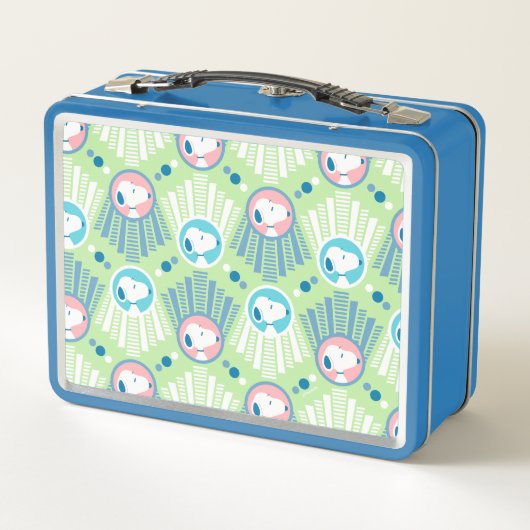 Lunch Box cacahuètes | Snoopy Mint Green Deco Dreams Motif (Dos)