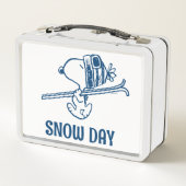 Lunch Box cacahuètes | Snoopy Ski Trip (Dos)
