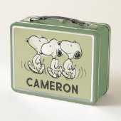 Lunch Box cacahuètes | Snoopy Walking Tall (Dos)