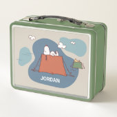 Lunch Box cacahuètes | Snoopy & Woodstock | Ajouter Votre No (Dos)