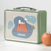 Lunch Box cacahuètes | Snoopy & Woodstock | Ajouter Votre No (En situation)