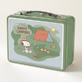 Lunch Box cacahuètes | Snoopy & Woodstock Happy Campers (Dos)
