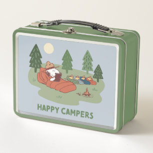 Lunch Box cacahuètes   Snoopy & Woodstock Happy Campers