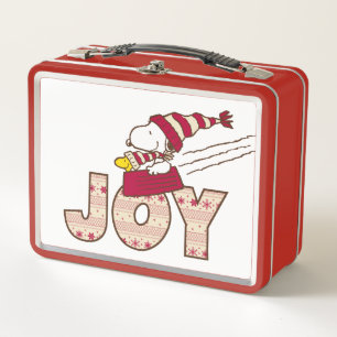Lunch Box cacahuètes Snoopy & Woodstock Joy Sled Ride