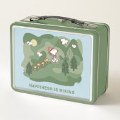 Lunch Box cacahuètes | Snoopy & Woodstock Le bonheur est Ran (Dos)