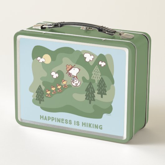 Lunch Box cacahuètes | Snoopy & Woodstock Le bonheur est Ran (Dos)