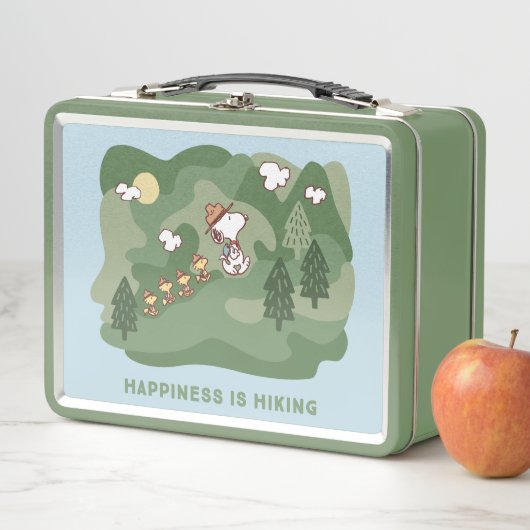 Lunch Box cacahuètes | Snoopy & Woodstock Le bonheur est Ran (En situation)